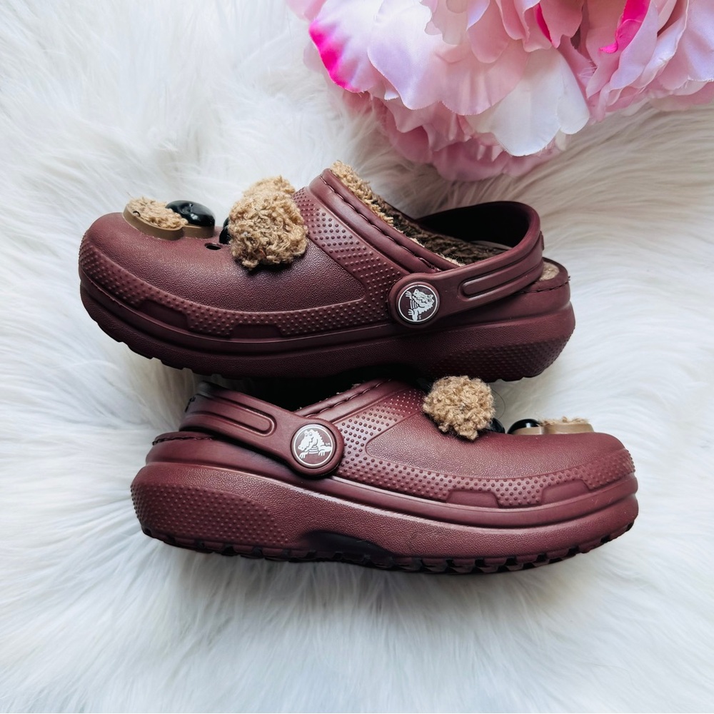 Toddler Bear Fur Lined Crocs - Picture 4 of 6